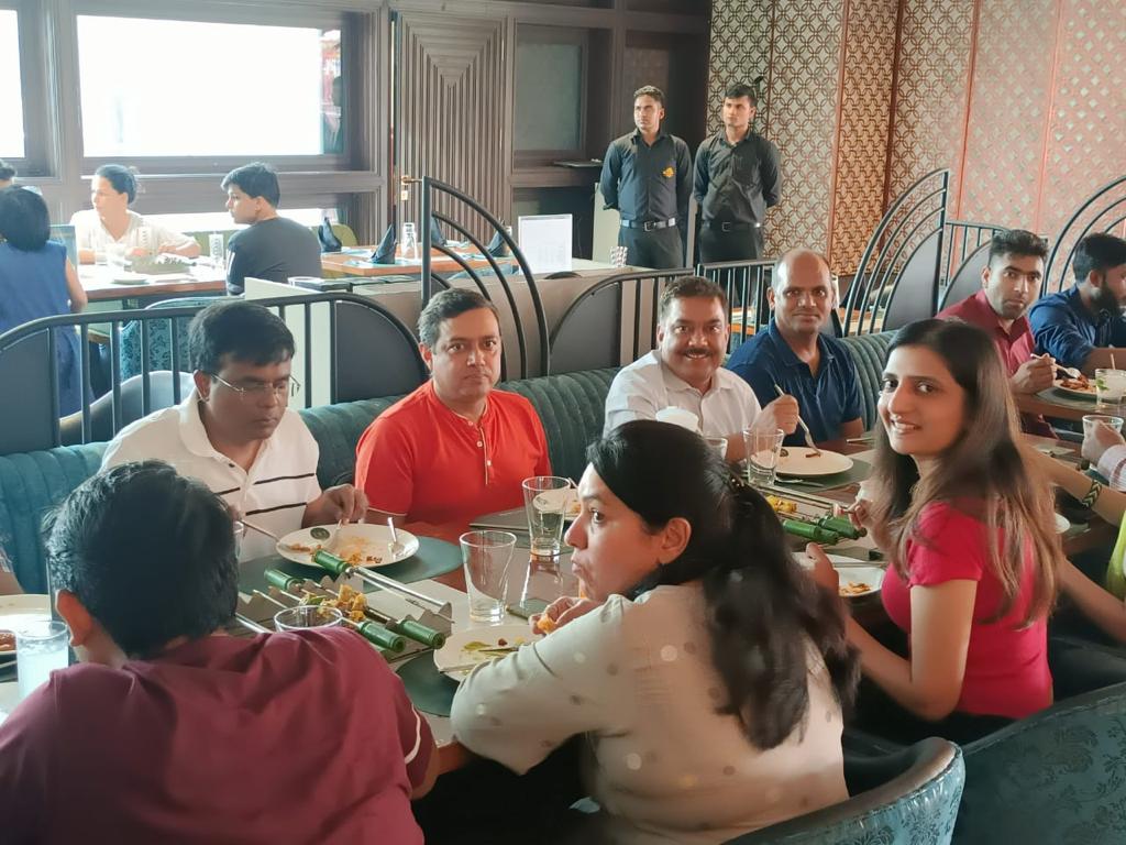 Team lunch gathering